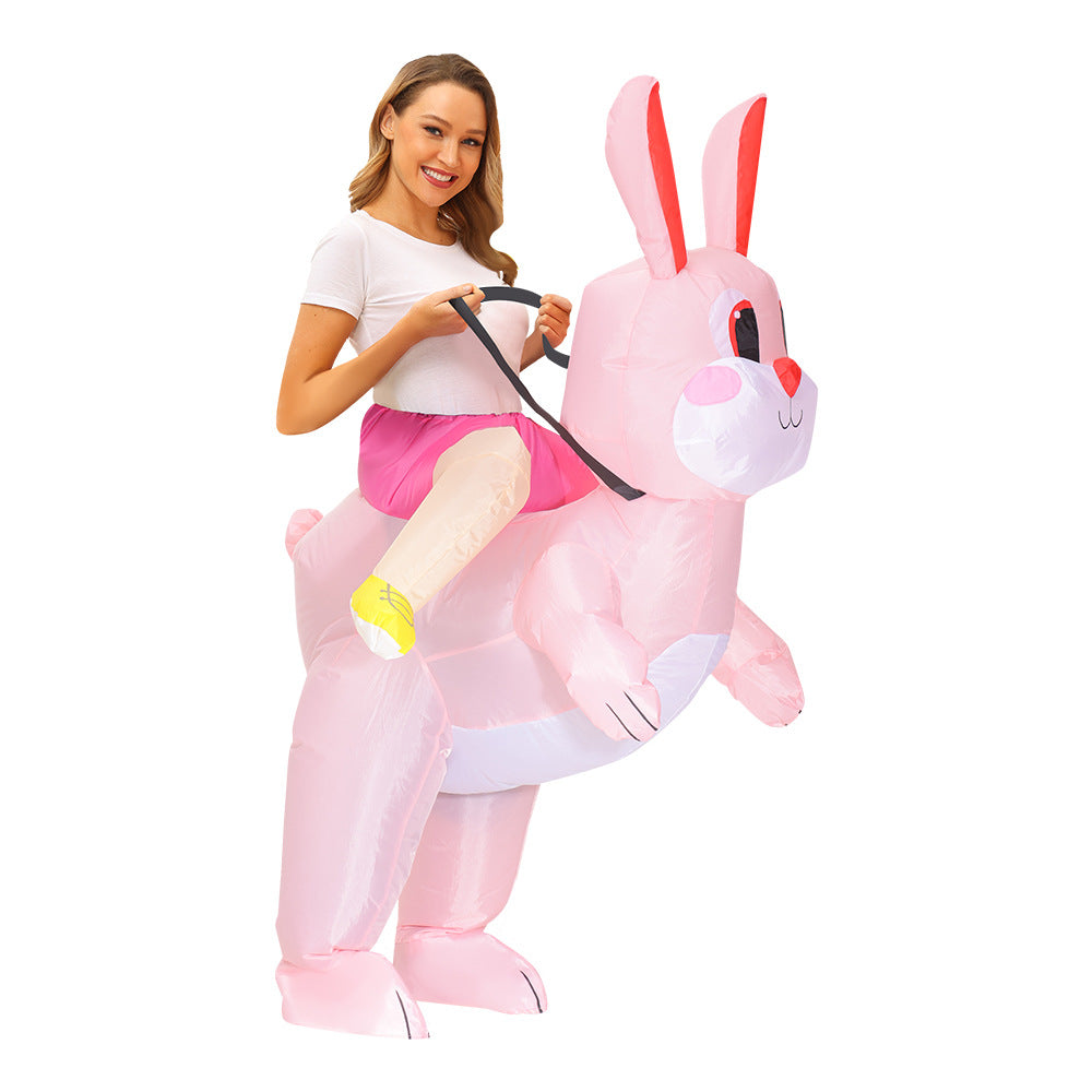 Inflatable Easter bunny costume