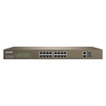 Tenda TEF1218P-16-250W 16-Port 10/100Mbps 2-Port Gigabit Web Smart PoE Switch