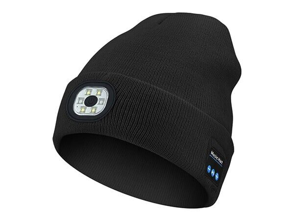 Wireless Rechargeable Bluetooth 5.0 Music Hat With Music Speaker and LED Light