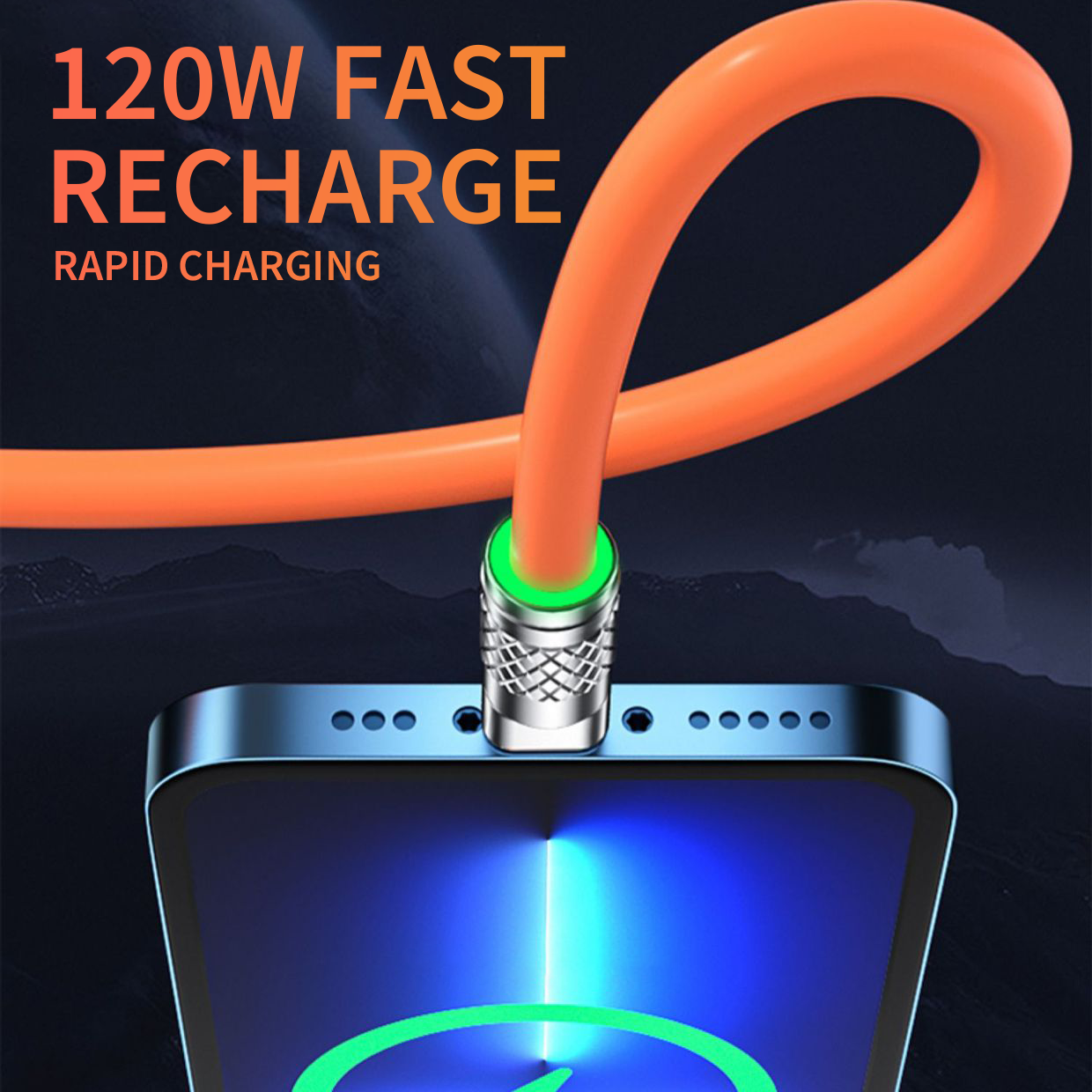 3-in-1 data cable 120W super fast charge