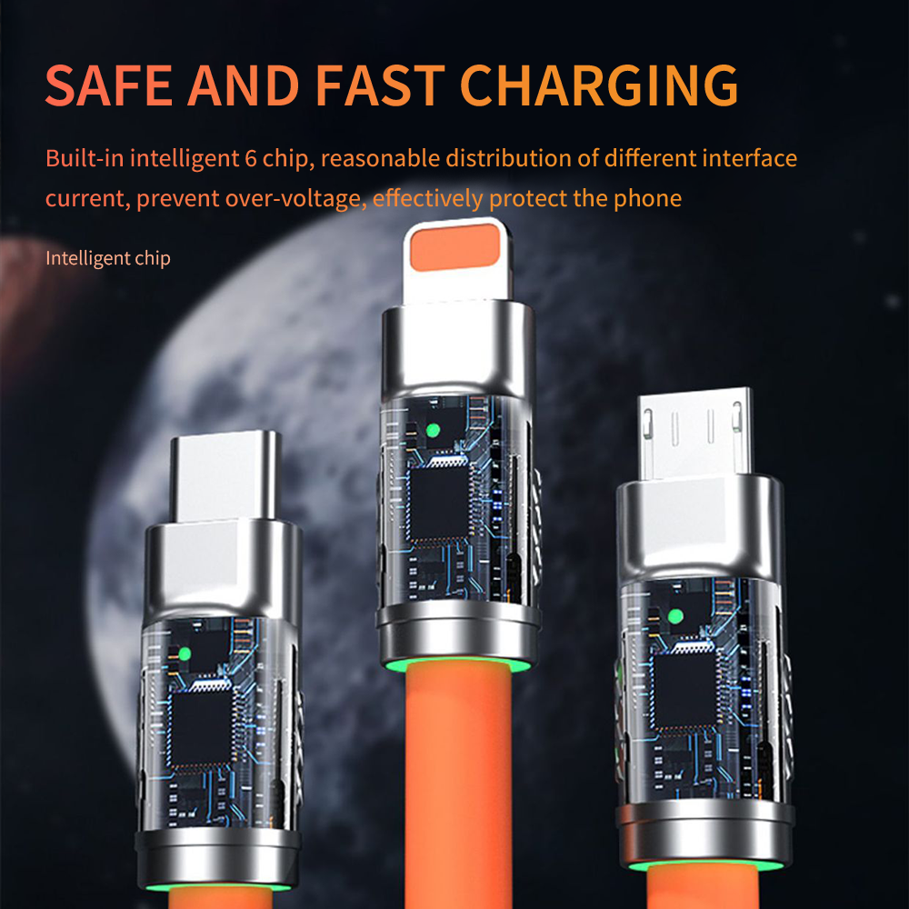 3-in-1 data cable 120W super fast charge