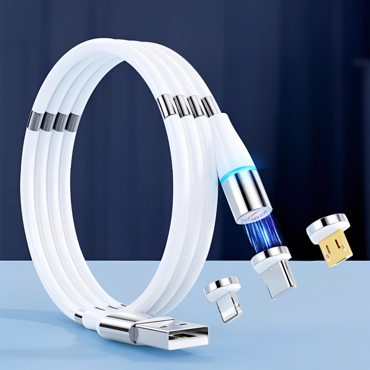 3 IN 1 PD Fast Charge Cable with magnetic