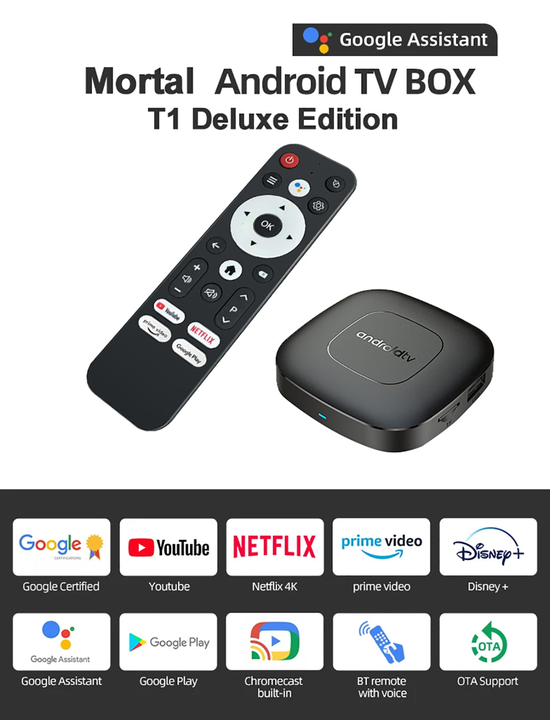 Mini Mortal T1 TV BOX