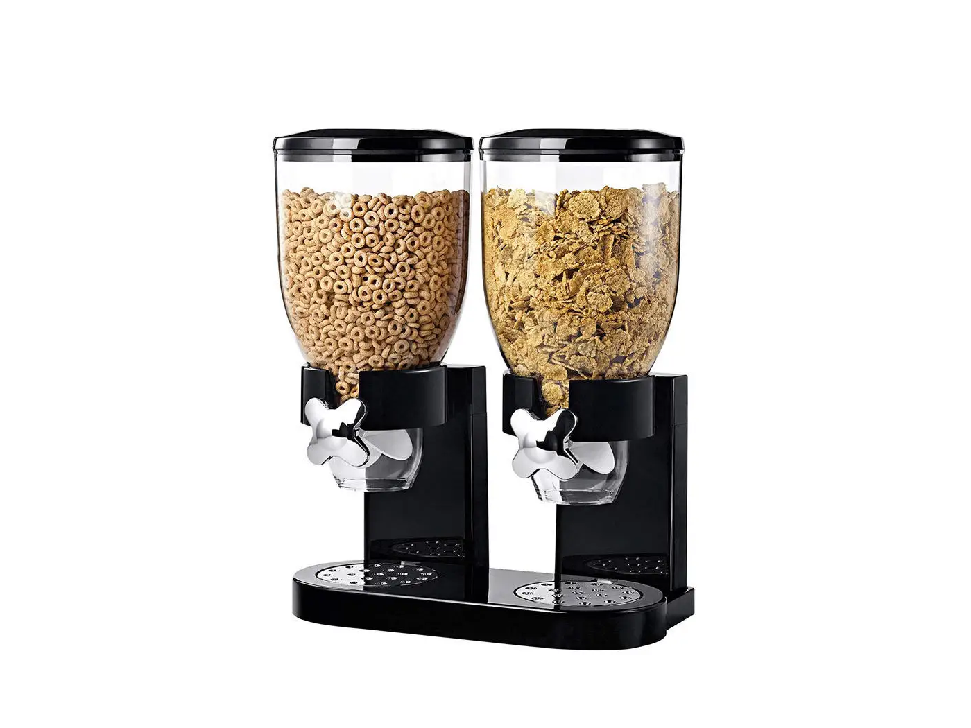 BDI Large Double Cereal Dispenser Dry Food Grains Containers Nuts Storage Container