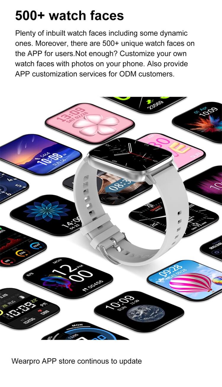 DTX MAX 1.9 Inch HD Display IP68 Waterproof NFC Payment Factory OEM Smart Watch