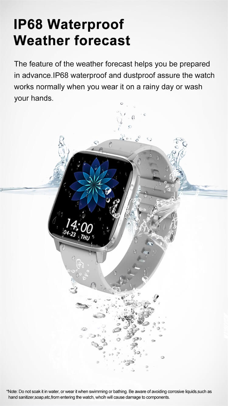DTX MAX 1.9 Inch HD Display IP68 Waterproof NFC Payment Factory OEM Smart Watch