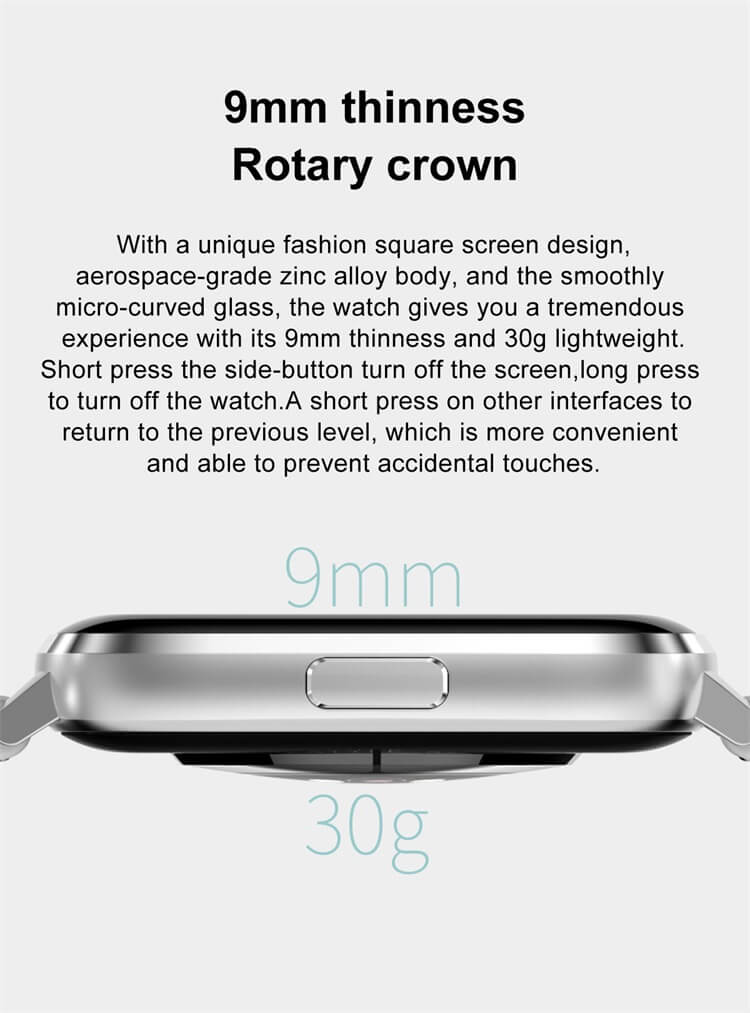 DTX MAX 1.9 Inch HD Display IP68 Waterproof NFC Payment Factory OEM Smart Watch