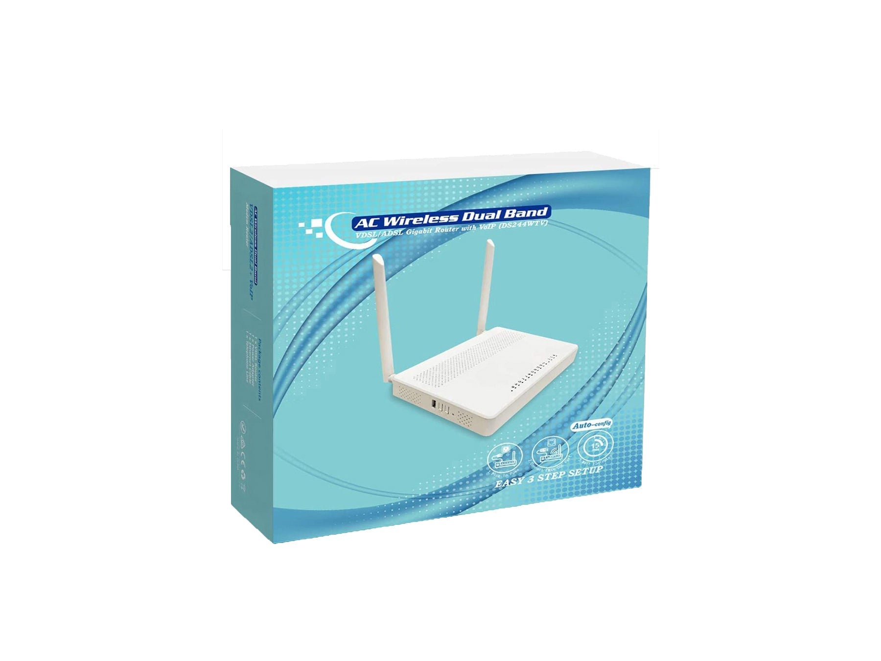 BDI AC1200 Wireless Dual Band VDSL/ADSL Modem Router with VoIP
