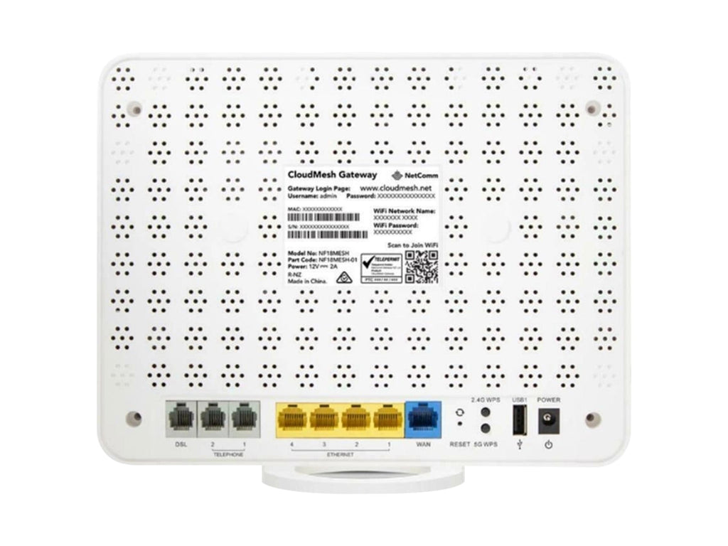 Netcomm NF18MESH CloudMesh ADSL / VDSL NBN , Voice Gateway Whole Home WiFi Mesh