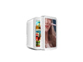 6L Mini Fridge Cosmetic Beauty Makeup Mirror Drinks Cooler Warmer Home Car LED