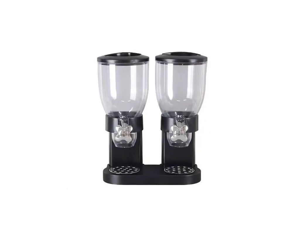 BDI Large Double Cereal Dispenser Dry Food Grains Containers Nuts Storage Container