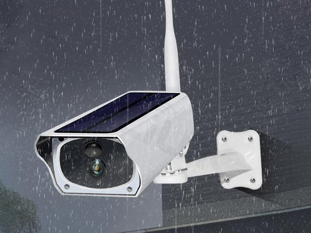 BDI Security Wi-Fi Camera with Solar & Battery Powered & Full HD Outdoor/Indoor CCTV Pack(Include Batteries and 32G SD Card)