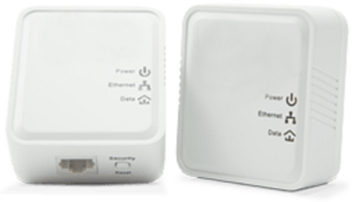 HomePlug AV 500 Mbps standard Powerline adapters(2 x PLC Units)