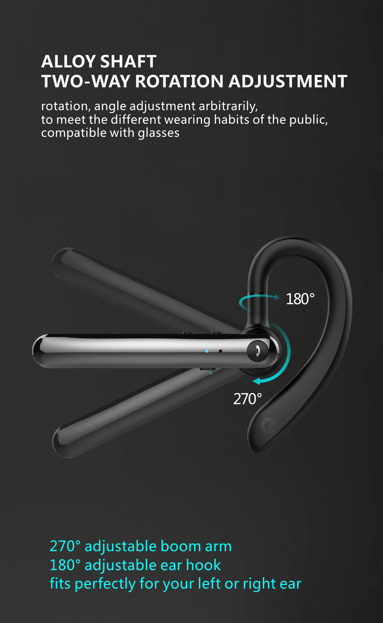 Business Bluetooth Wireless Headphones with Mic & ENC