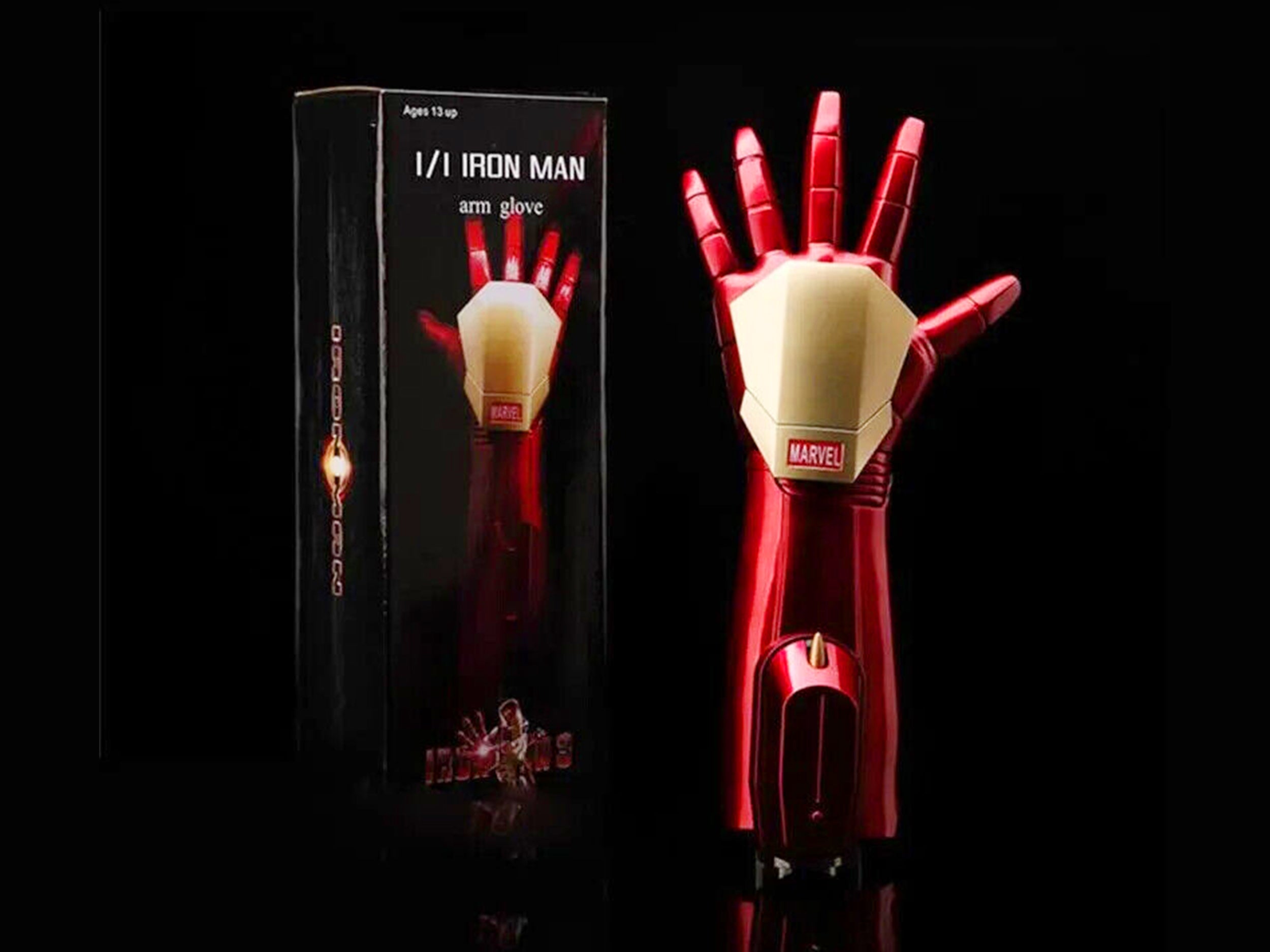 Wearable Cosplay Super Hero Helmet or Right Arm -- IRON MAN