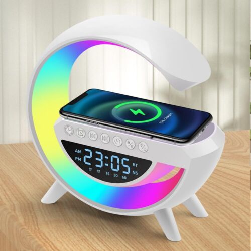 BDI 3 in 1 Rainbow Multi-function Night Light Wireless Charging Stereo