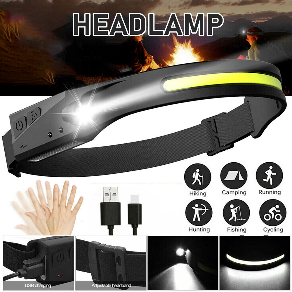 Night Buddy  LED Headlamp Head Torch Hiking Camping Outdoor Waterproof