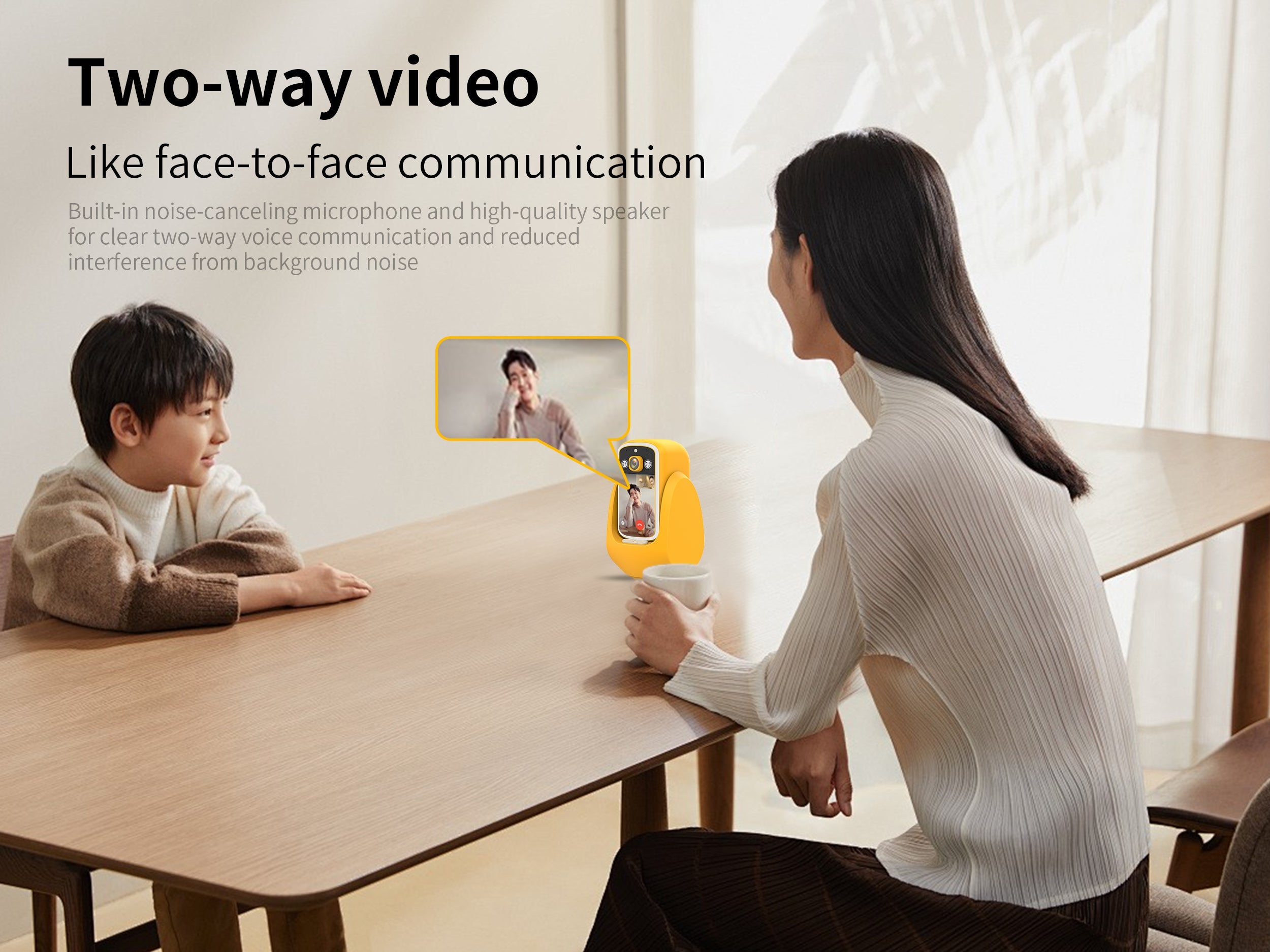 Two way Video Calling Camera with HD Screen