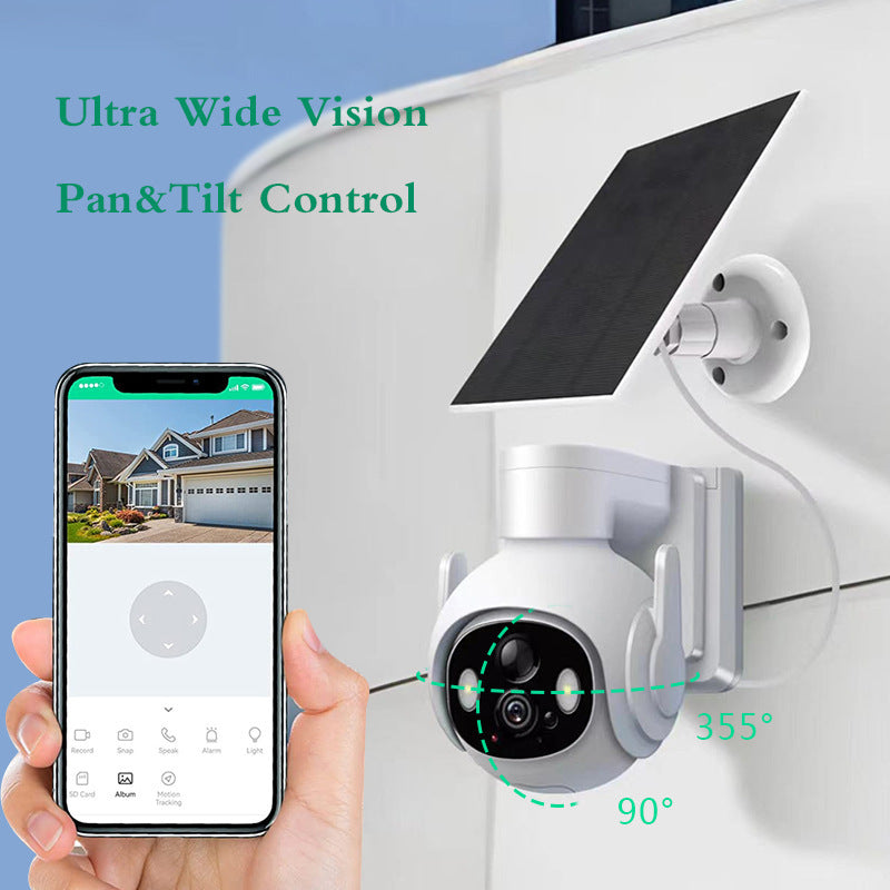 New AI Outdoor Waterproof Solar 3MP WiFi PAN/TILT Scurity Camera (Include 32G TF Card£©