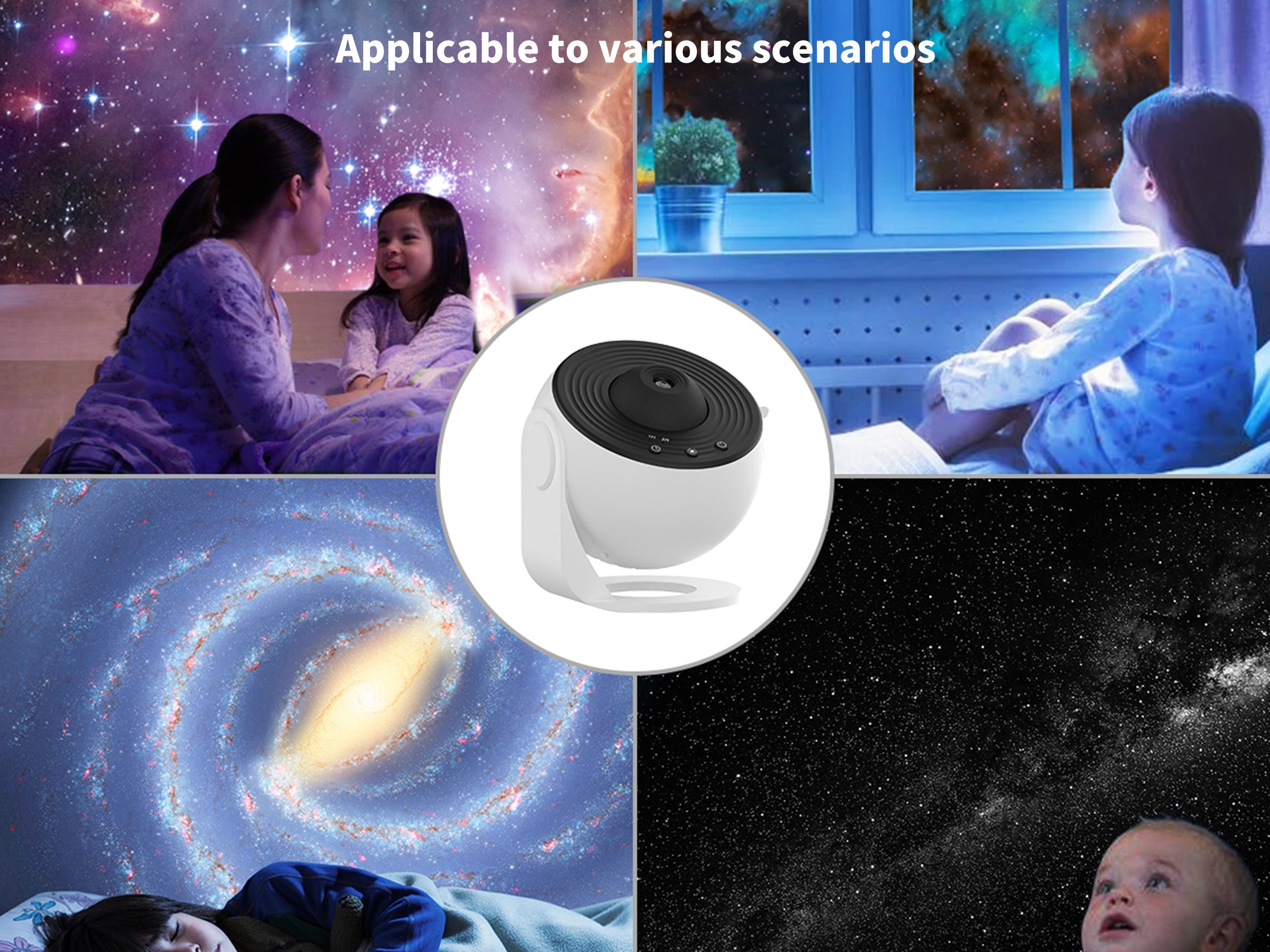 Galaxy Star Projector Light Planetarium Projector 360 Degree Galaxy Projector for Room