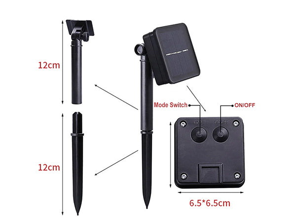 BDI LED Solar String Lights Patio Party Yard Garden Waterproof Decor