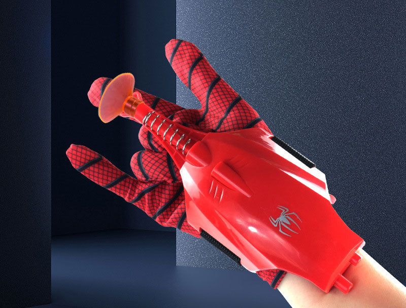 Spider-Man Web-Slinger Electric Launcher – Authentic Spider Silk Toy Gun with Auto Reel, Soft Ammo for Kids