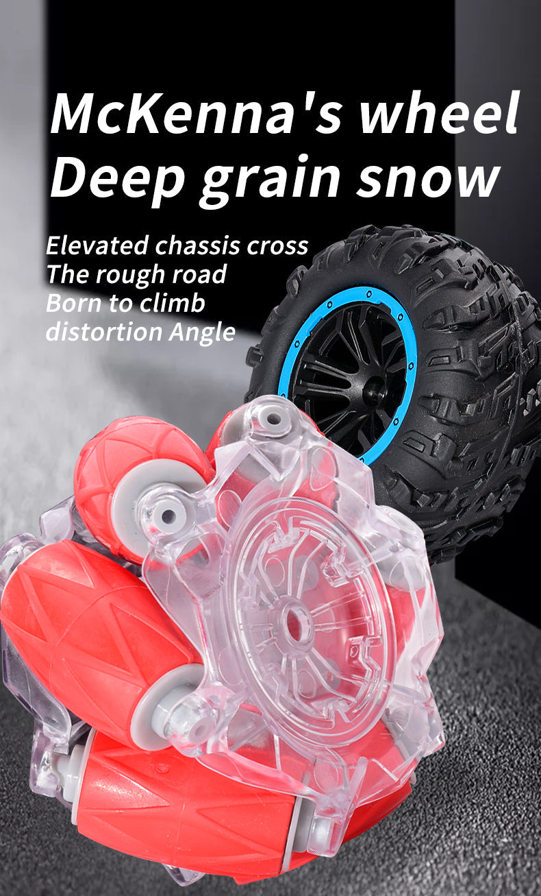 RC Stunt Twist Deformation Car -- Blue