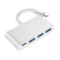 High-Speed Aluminum USB 3.0 Multi-Port Adapter with Multiple Interfaces