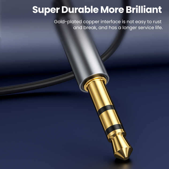 Aluminum Alloy 3.5mm AUX Car Adapter Hands-Free Calling BT5.0 Bluetooth Car Audio Wireless Receiver