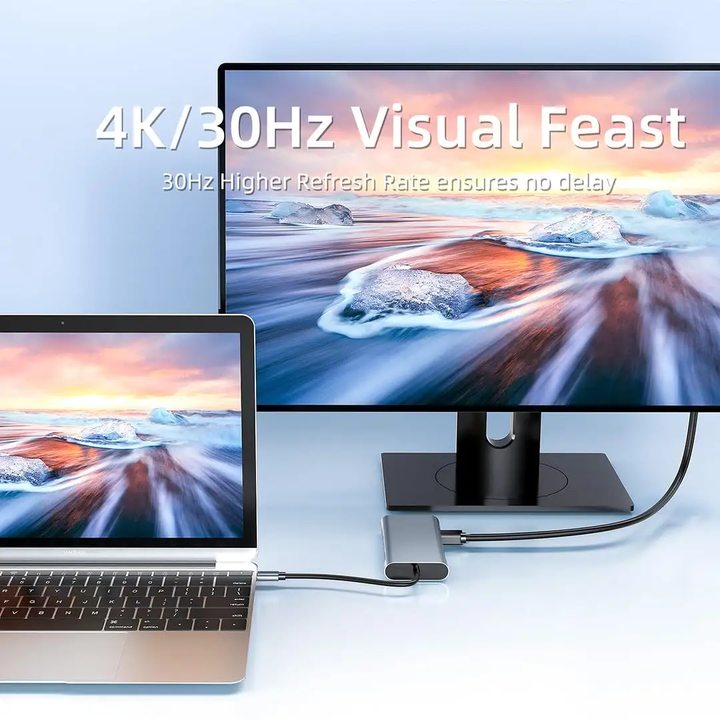 Mindpure 11-in-1 USB-C Multi-Function Laptop Docking Station