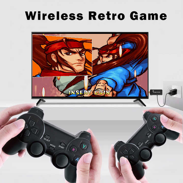 M8 4K HD TV Game Console with Dual Controllers - Ultimate Gaming Experience