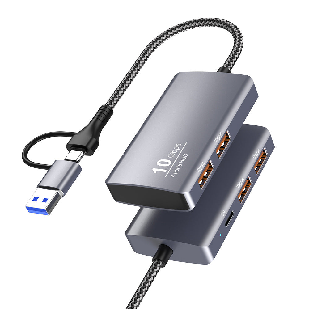 HyperPort USB 3.2 Gen2 Multi-Port Splitter Hub – High-Speed Data Transfer & Fast Charging Adapter