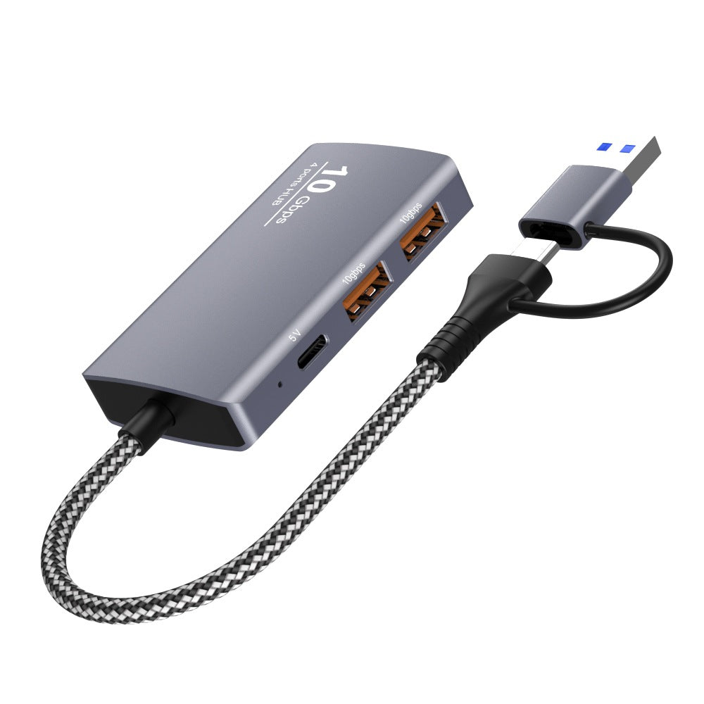 HyperPort USB 3.2 Gen2 Multi-Port Splitter Hub – High-Speed Data Transfer & Fast Charging Adapter