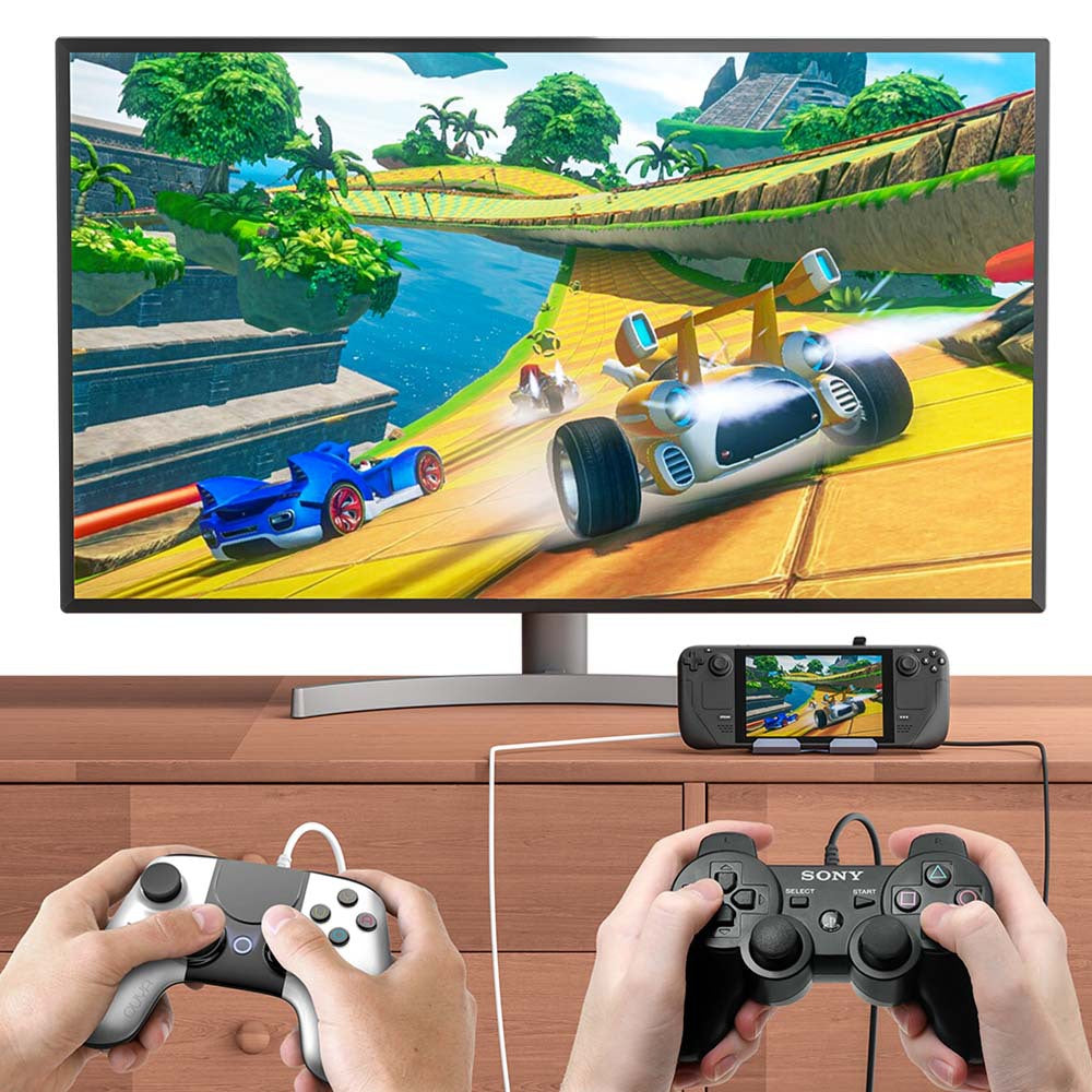 4K type-c 6in1 Nintendo game console base Gigabit stand docking station