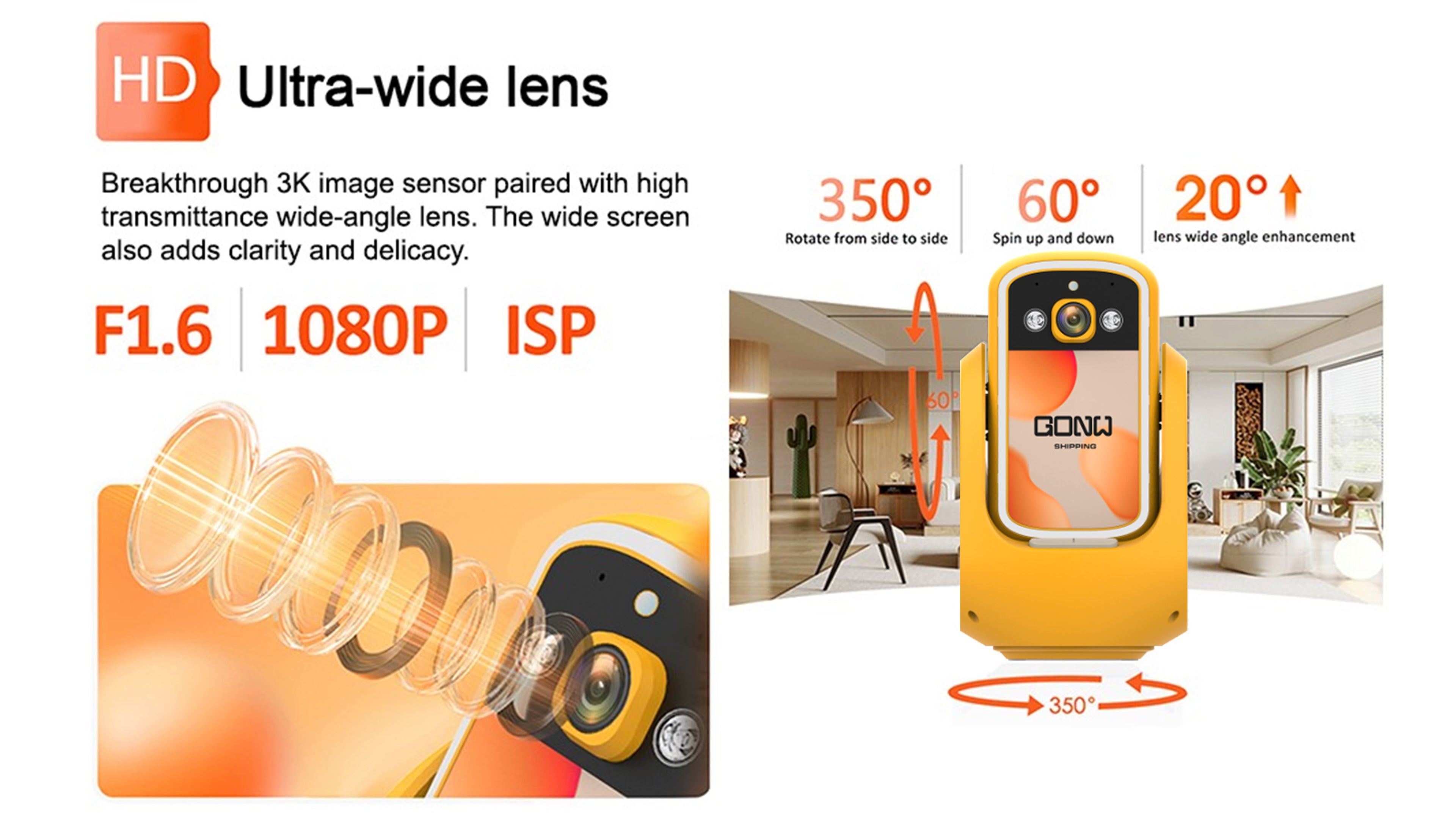 Two way Video Calling Camera with HD Screen